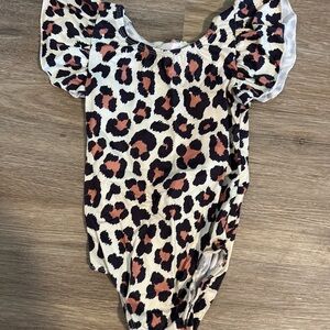 Mila and Rose Leotard Leopard Print Kids One Piece Size 4T